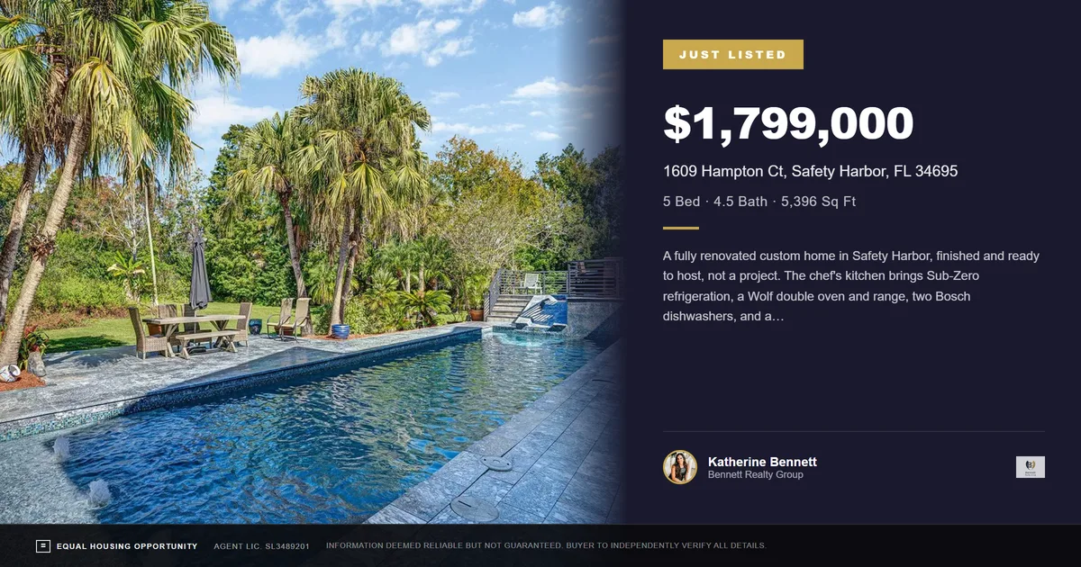 Facebook graphic for 1609 Hampton Ct