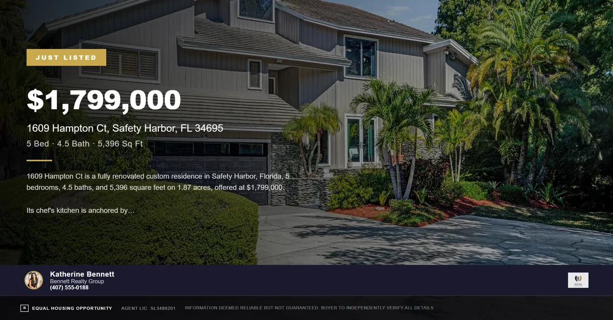 LinkedIn graphic for 1609 Hampton Ct